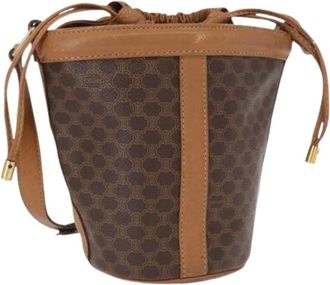 Celine Pre-owned Bucket Bags, female, Brown, Size: ONE SIZE Pre-owned Vintage Bucket Bag
