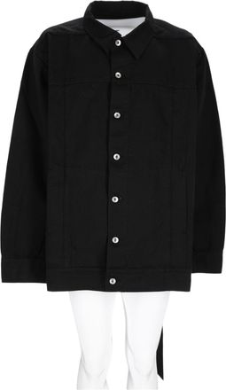 Rick Owens Black Boxy Cotton Jacket