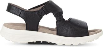 Gabor Zwarte wandelsandaal voor vrouwen - Dames - Sandalen - Zwart - 37 EU - Leer - Schoenen
