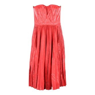 Elisabetta Franchi Party Dresses, female, Red, Size: XS Long Party Dress