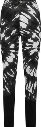 Philipp Plein Super Hoge Taille Jegging Tie Dye