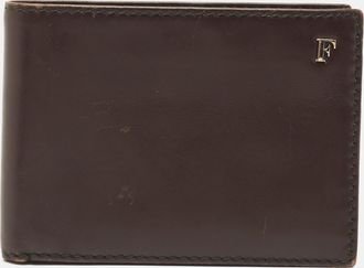 Gianfranco Ferre Brown Leather Bifold Wallet