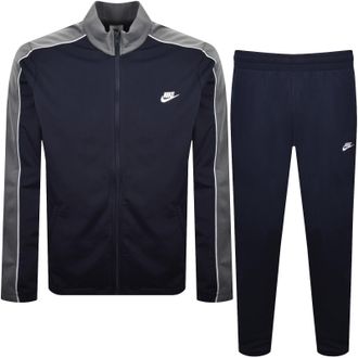 Nike Mens Club Tracksuit Set - Blue - Size X-Large