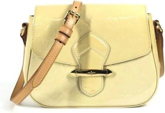 Louis Vuitton Pre-owned Vintage Canvas Cross Body Tas - Dames - Vintage Schoudertas - Geel - ONE Size - Vintage