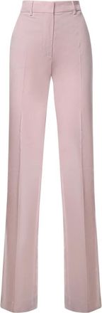 Sportmax Wide Broeken - Dames - Wijde Broeken - Roze - S - Broeken