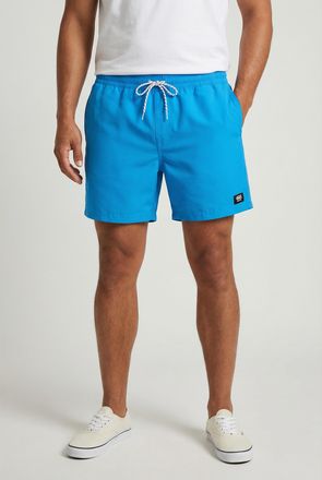 Vans Boardshorts VANS PRIMARY II ELASTIC BOARDSHORT, Herren, Gr. XXL, N-Gr, bright azure, Obermaterial: 100% Polyester, Hosen Boardshorts, mit Kordelversch
