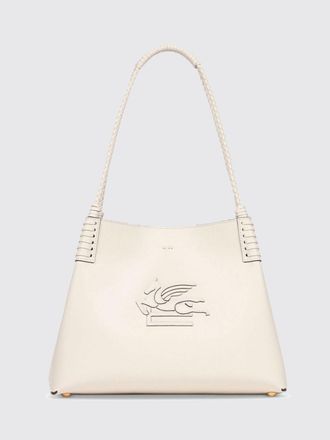 Etro Borsa a spalla Libra in pelle di vitello con manico intrecciato