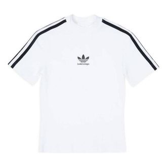 Balenciaga (WMNS) Balenciaga x adidas Shrunk T-Shirt White 723782TNVP21156