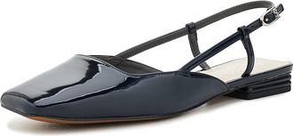 Franco Sarto Tadella Womens Flat Shoes Inky Navy : 6.5 M, Faux Leather