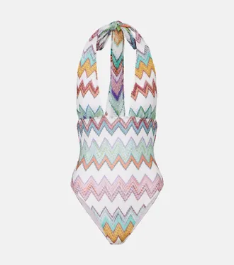 Missoni Zigzag lam&eacute; swimsuit