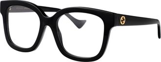 Gucci Stijlvolle Optische Bril Gg 1258O - Dames - Brillen - Zwart - 53 MM - Accessoires