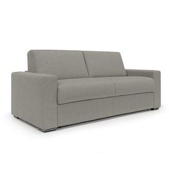 Divani.Store Divani.store - Nixon Sof&aacute; Convertible Con Colch&oacute;n H2o En Tela Impermeable 200 Cm (mat. 140x197) Marr&oacute;n