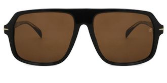 David Beckham DB 7059/F/S Asian Fit 807/70 Mens Sunglasses Black Size 57