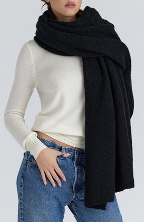 House of CB Nara Long Scarf in Black at Nordstrom