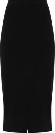 Pinko Vasca Midi Rok - Dames - Kokerrokken - Zwart - M - Rokken