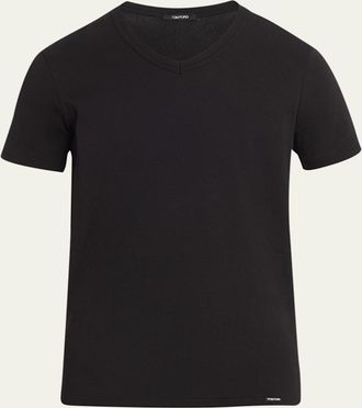 Tom Ford Mens Cotton Stretch Jersey T-shirt