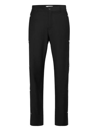 Philipp Plein Pantaloni dritti con monogramma - Nero