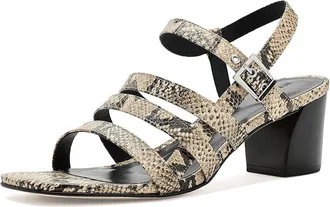 Bernardo Novi Womens Sandals Natural Snake : 6.5 M, Leather