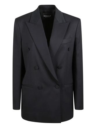 Dondup Blazer met dubbele rij knopen - Zwart