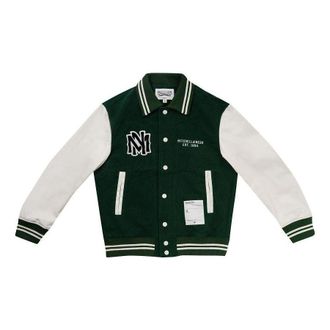 Mitchell & Ness Baseball Varsity Jacket Green MNSYAWTOJT021-GRN