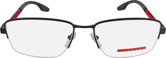 Prada Demo Rectangular Mens Eyeglasses PS 51OV 1AB1O1 56