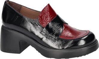 Wonders Schoenen, Dames, Zwart, 37 EU, Leer, F-7121 Loafer Pump