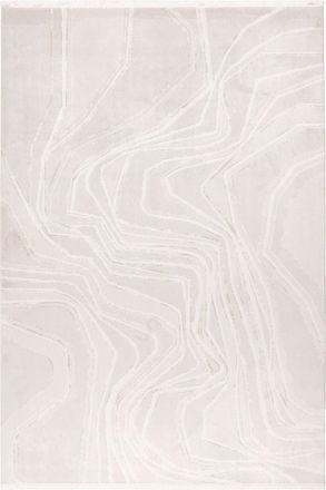 Pierre Cardin Hochwertiger Designer Teppich Jardin 704, Beige/Silver