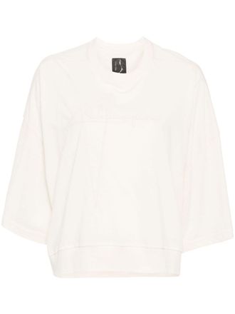 Rick Owens logo-embroidered sweater - Neutrals