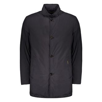 Moorer Jassen, Heren, Blauw, M, Polyester, Elegante Regenjas