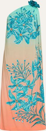 Verandah Hand-Beaded Rani Toga Maxi Dress