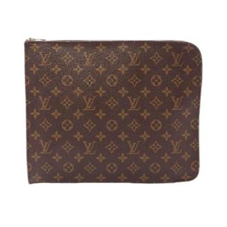 Louis Vuitton Pre-owned Monogram Clutch Bag - Heren - Pre-owned - Bruin - Maat: ONE Size