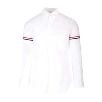 Thom Browne Heren, Overhemden, Wit, Maat: L Katoen