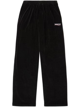 Balenciaga Black Political Campaign Trousers