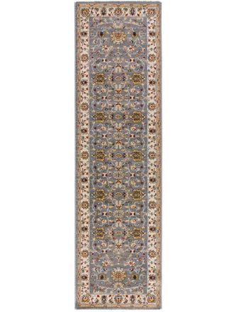 Atticgo Alfombra de pasillo cl&aacute;sica plata 67x250 cm