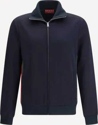 Gucci Giacca in jersey tecnico con zip Man M