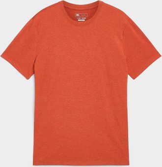 Le 31 Mens Soft stretch jersey T-shirt Muscle fit