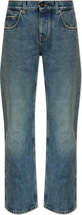 Balenciaga Straight Jeans, female, Blue, Size: W25 Regular Fit Jeans