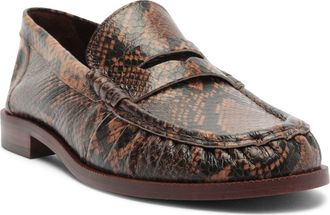 Schutz Tyche Penny Loafer in Pecan Brown at Nordstrom, Size 9.5