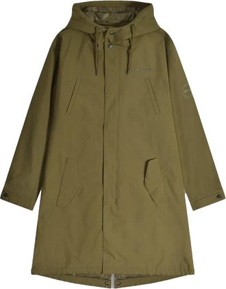 Lambretta Mens Ripstop Waterproof Parka (Khaki Green) - Size X-Large