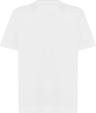 Ermenegildo Zegna Mens Cotton T-Shirt White T-Shirts And Polos