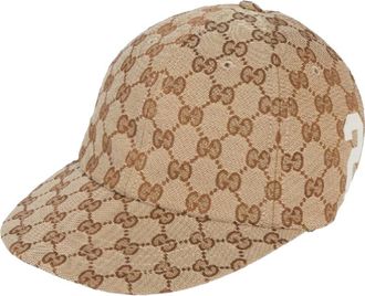 Gucci (WMNS) Gucci GG Cotton Canvas Baseball Cap Beige Ebony 751400-4HA0L-9777
