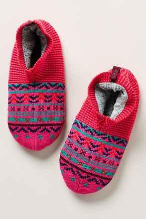 Bombas Retro Fair Isle Gripper Slippers