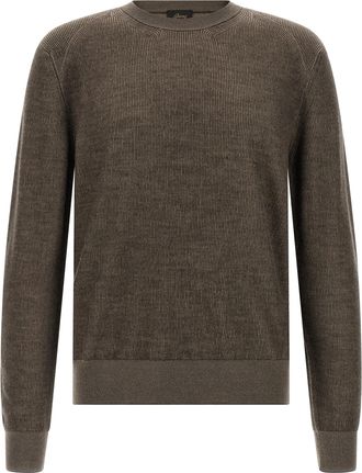 Brioni Brown Cashmere Mens Cardigan