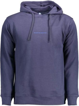 North Sails Mens Classic Hoodie Ns2310 - Purple Cotton - Size 2XL