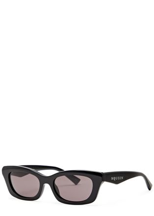 Alexander McQueen Alexander Mcqueen Cat-eye Sunglasses - Black - One Size
