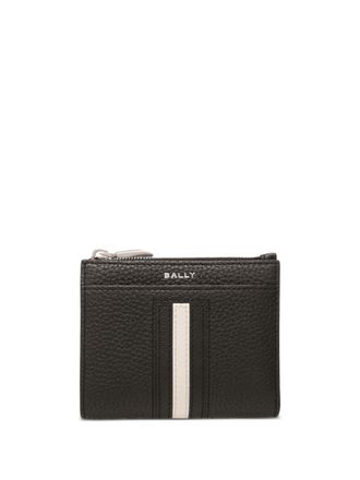 Bally logo-stamp leather wallet - Black
