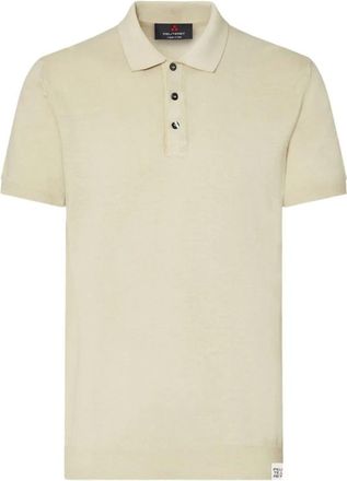 Peuterey Katoenen poloshirt - Heren - Polos - Beige - M - Katoen - Tops