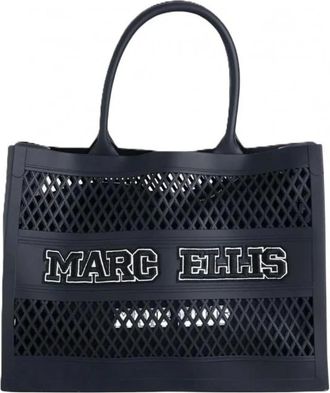 Marc Ellis Flat Sponge M - Dames - Shoppers - Zwart - ONE Size - Katoen - Tassen