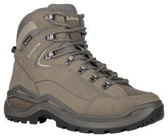 Lowa Wanderschuh LOWA RENEGADE EVO GTX MID WS, Damen, Gr. 37,5, stein, Leder, Schuhe Wanderschuh, wasserdicht, winddicht,atmungsaktiv dank GORE-TEX Membran