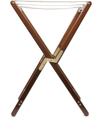 Ralph Lauren Home Gavin wooden tray stand - unisex - Wood/Fabric - OS - Brown